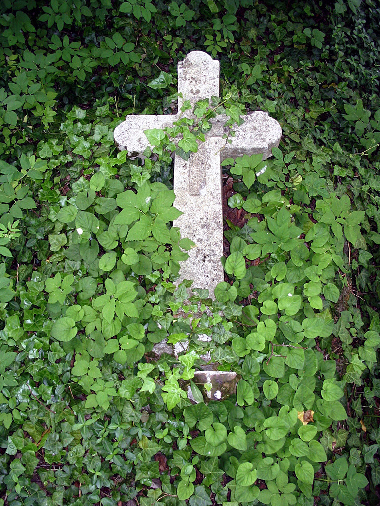 Vergessenes Grab auf dem früheren Friedhof